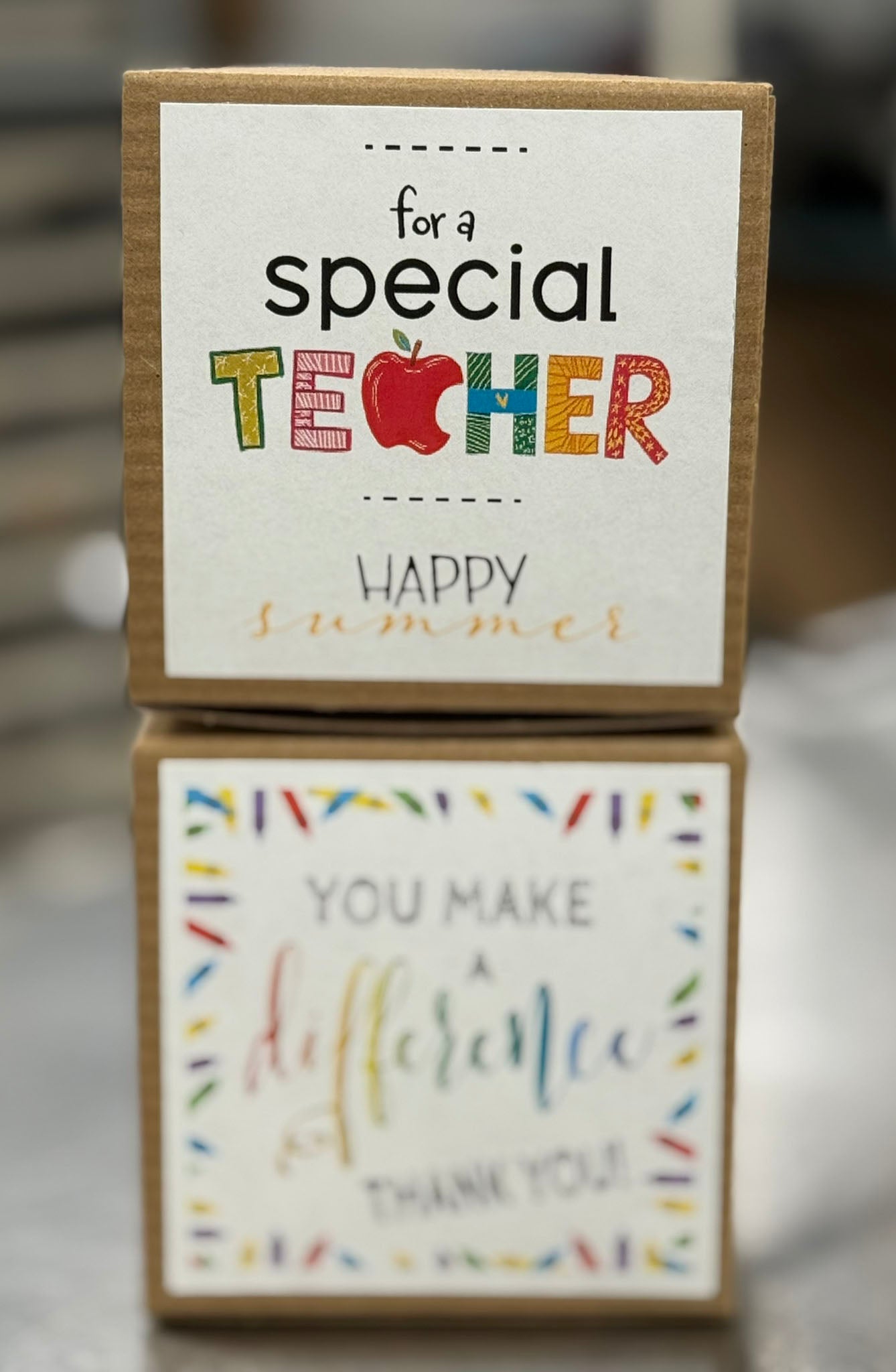 Teacher Gift Boxes